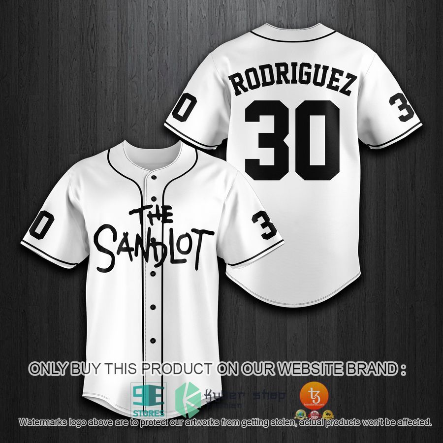 personalized the sandlot white baseball jersey 1 58444