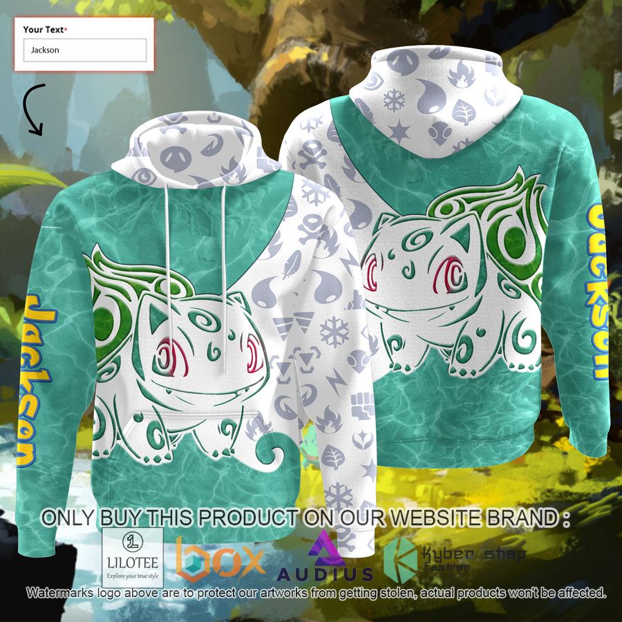 personalized tribal bulbasaur custom 3d hoodie 1 18467
