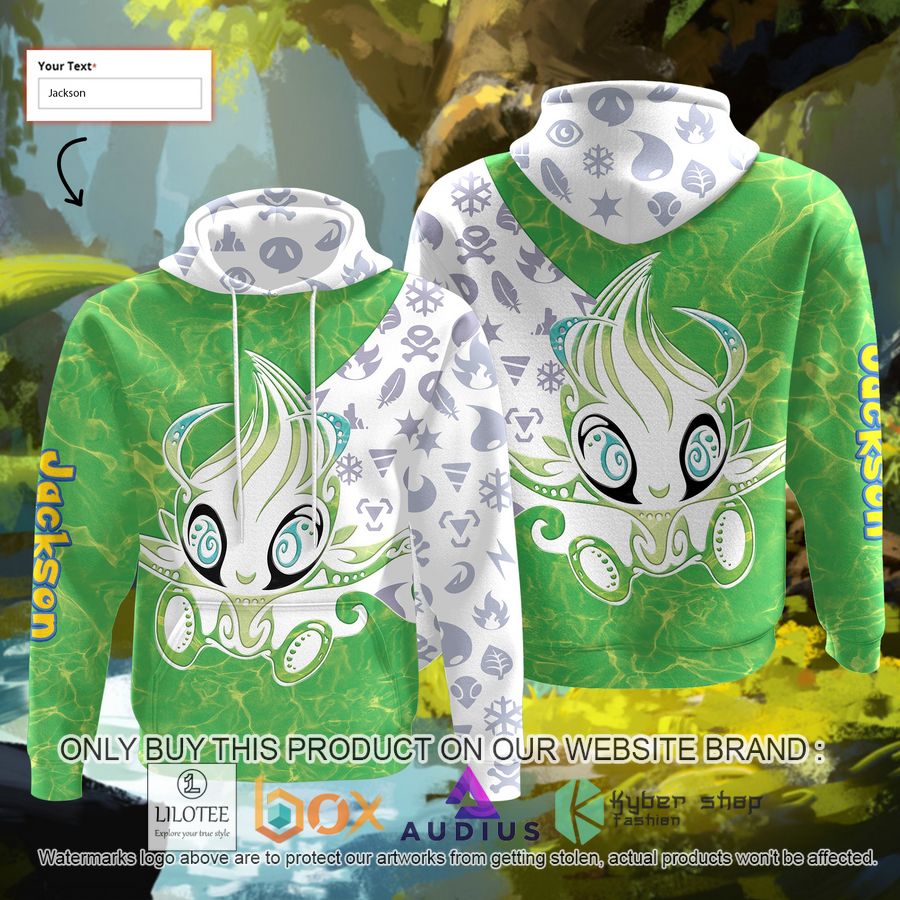 personalized tribal celebi custom 3d hoodie 1 56652