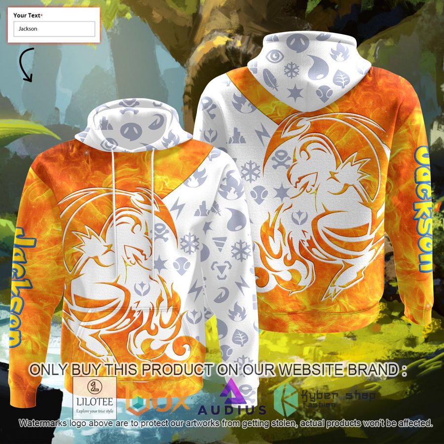 personalized tribal charmander custom 3d hoodie 1 69036