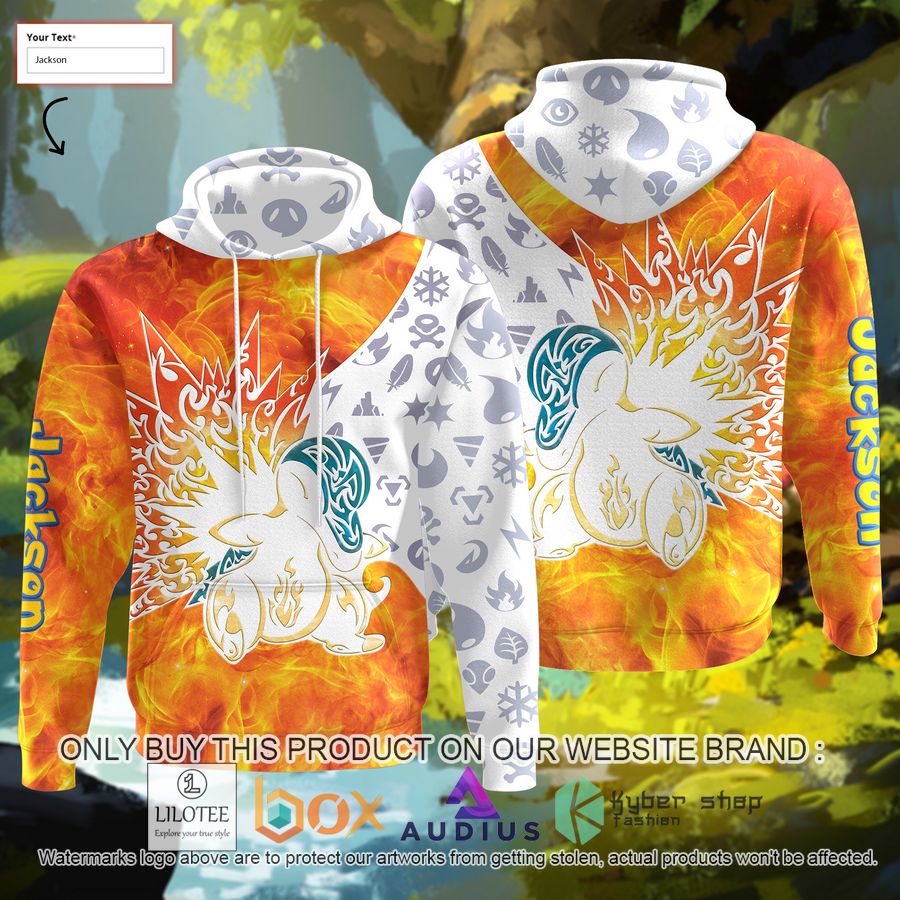 personalized tribal cyndaquil custom 3d hoodie 1 48940