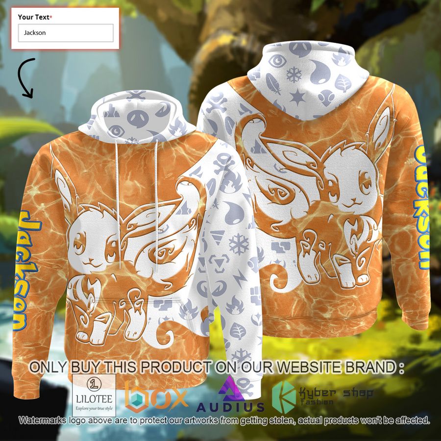 personalized tribal eevee custom 3d hoodie 1 37113