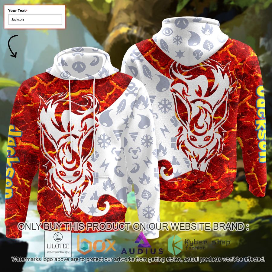 personalized tribal eevee flareon custom 3d hoodie 1 3562