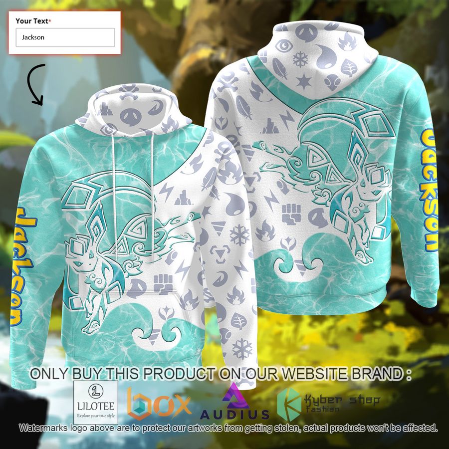 personalized tribal eevee glaceon custom 3d hoodie 1 3346