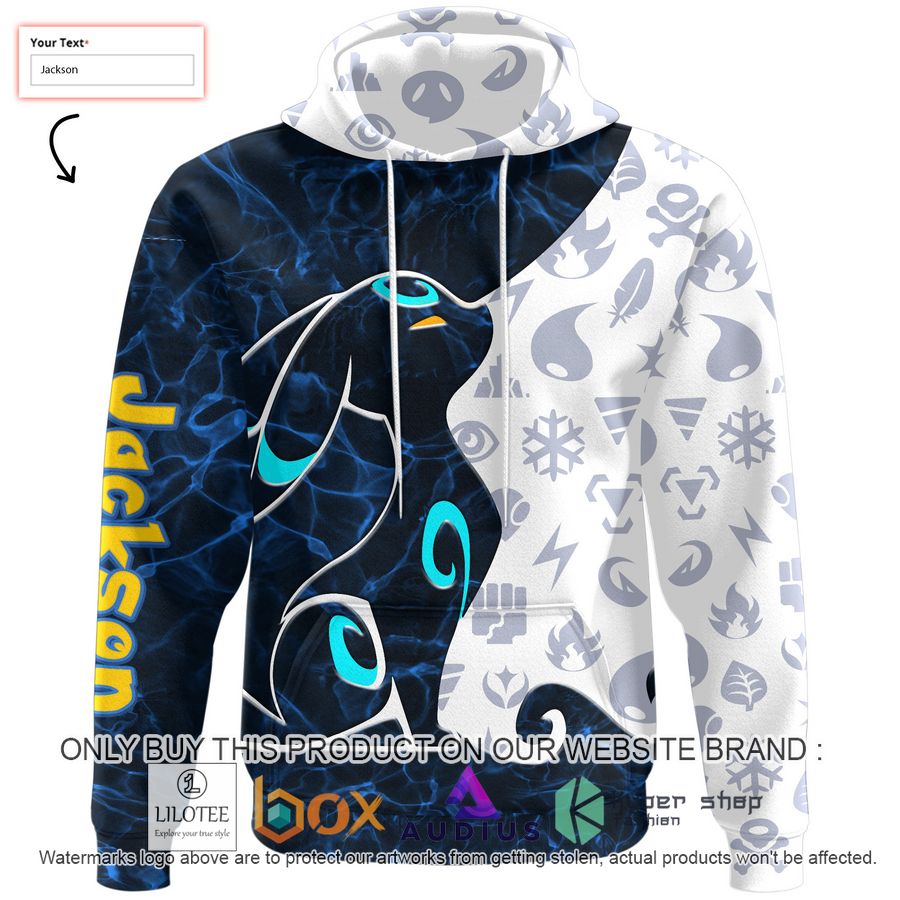 personalized tribal eevee shiny umbreon custom 3d hoodie 2 69177