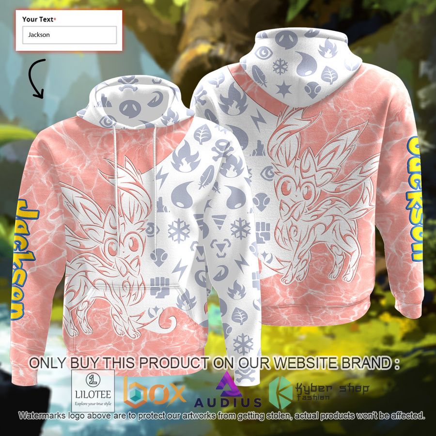 personalized tribal eevee sylveon custom 3d hoodie 1 69545