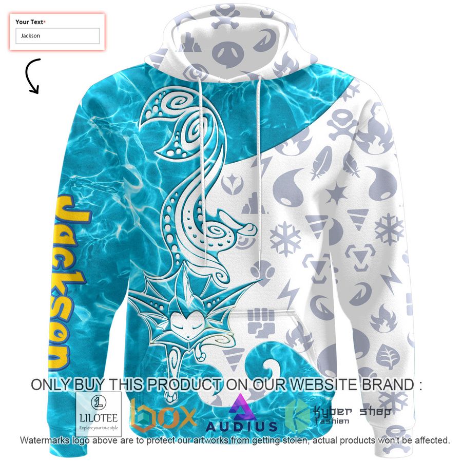 personalized tribal eevee vaporeon custom 3d hoodie 2 37567