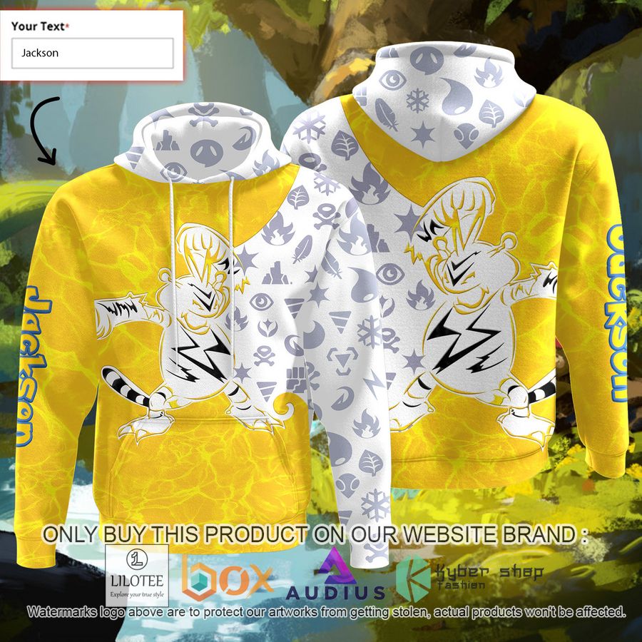 personalized tribal electabuzz custom 3d hoodie 1 43931