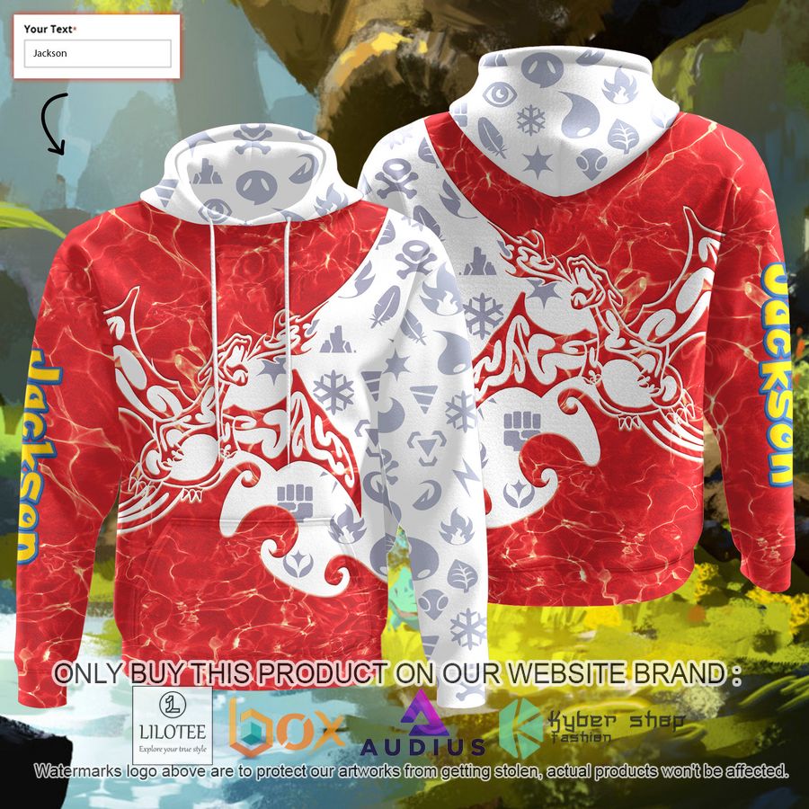 personalized tribal flying charizard custom 3d hoodie 1 30872