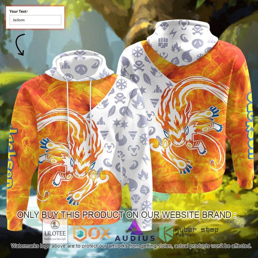 personalized tribal infernape custom 3d hoodie 1 56356