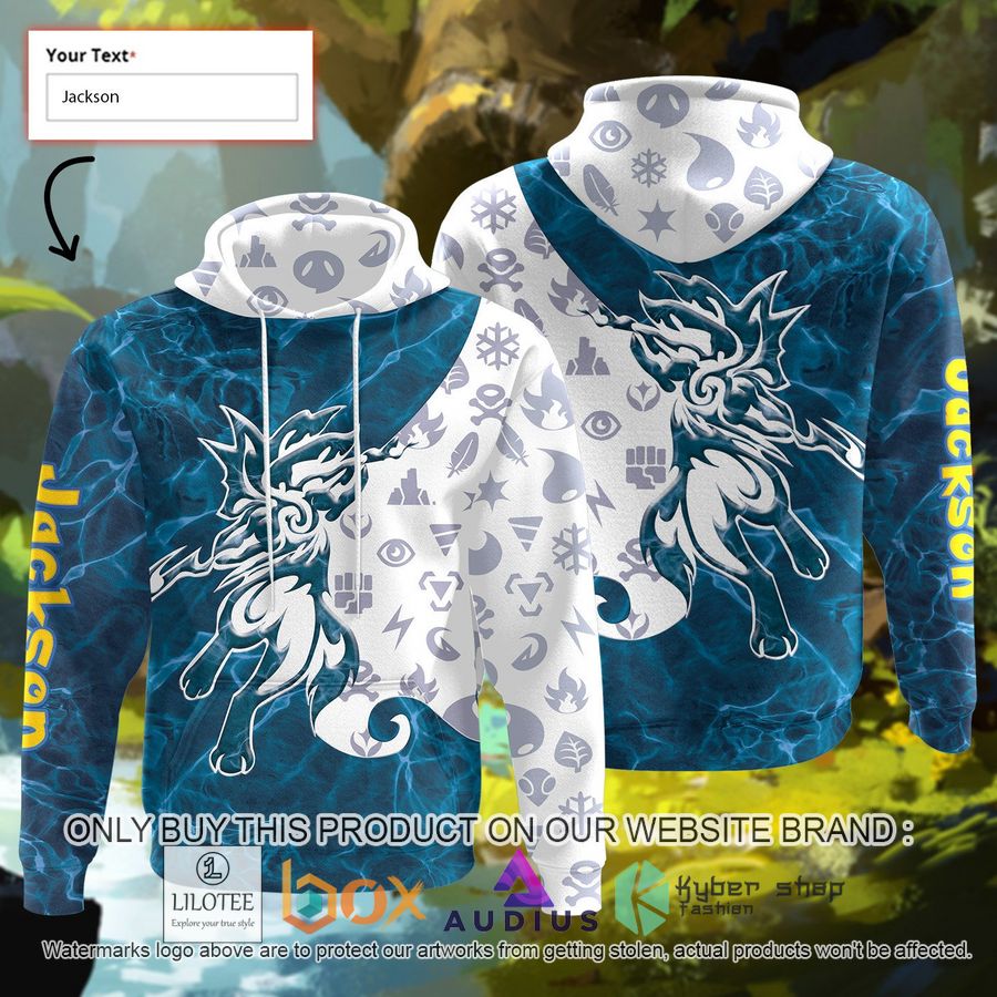 personalized tribal lucario custom 3d hoodie 1 20068