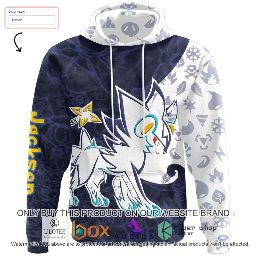 personalized tribal luxray custom 3d hoodie 2 34386