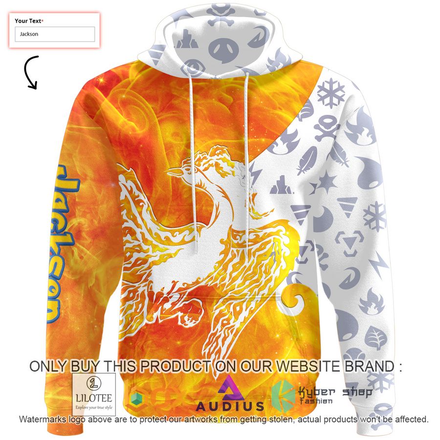 personalized tribal moltres custom 3d hoodie 2 93437