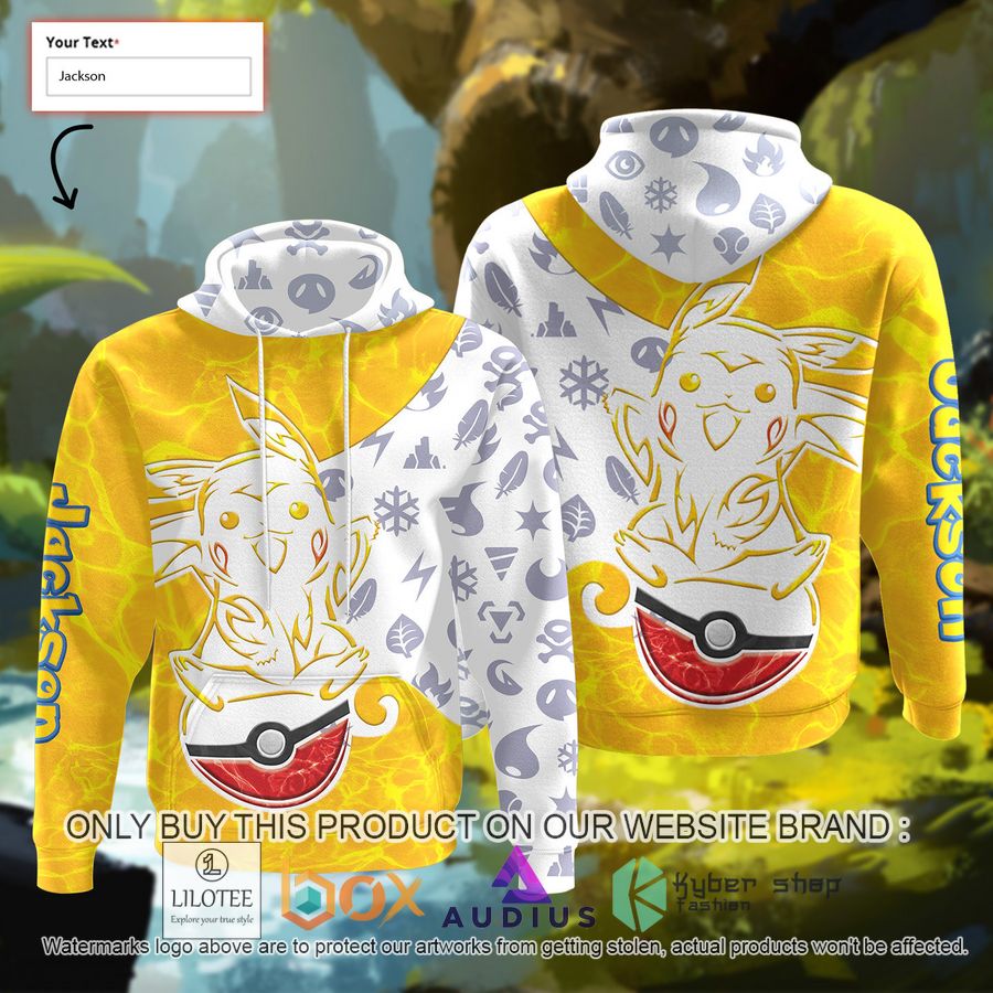 personalized tribal pika custom 3d hoodie 1 50932