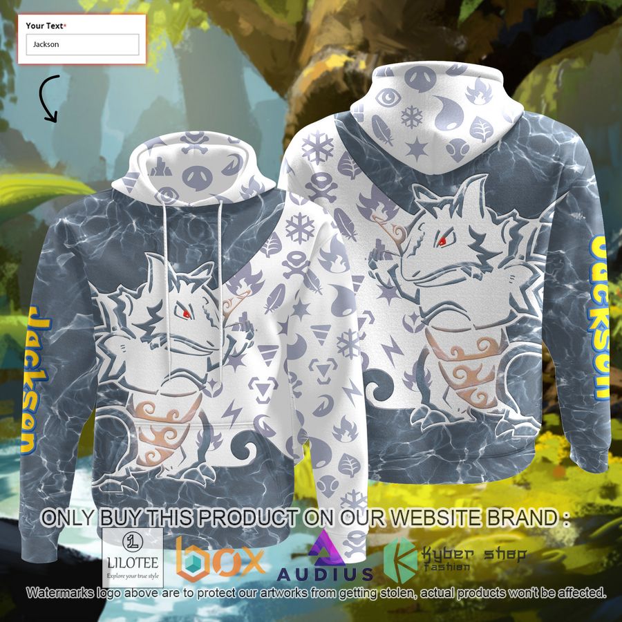 personalized tribal rhydon custom 3d hoodie 1 94876