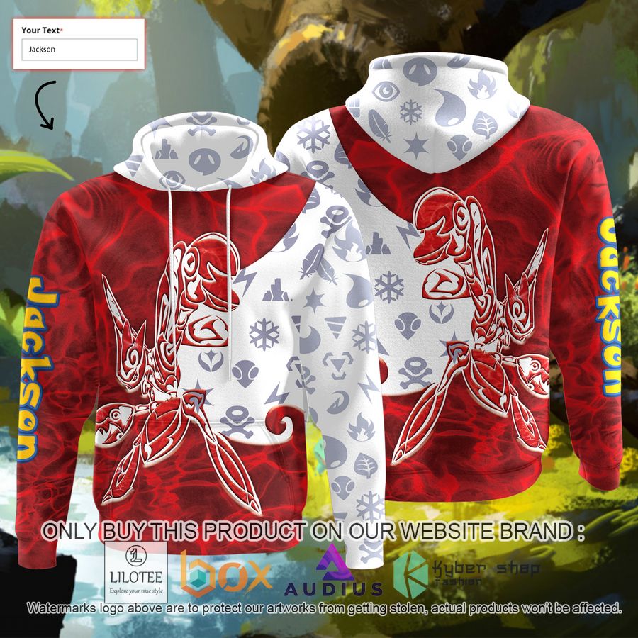 personalized tribal scizor custom 3d hoodie 1 45363