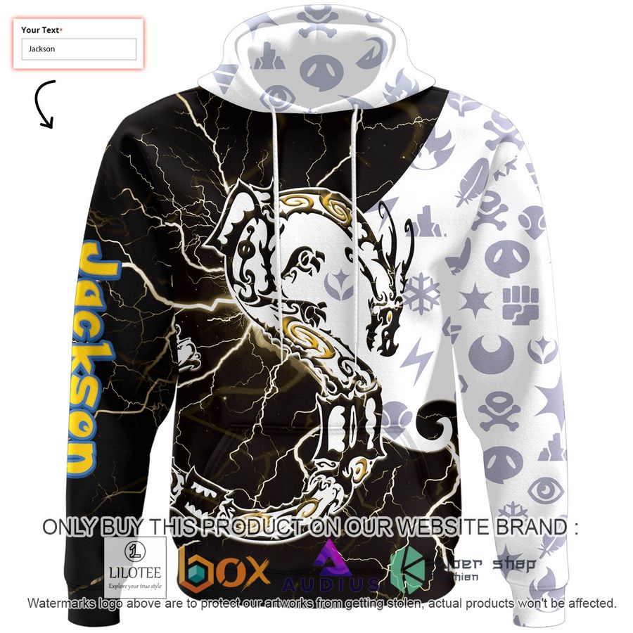 personalized tribal shiny rayquaza custom 3d hoodie 2 46420