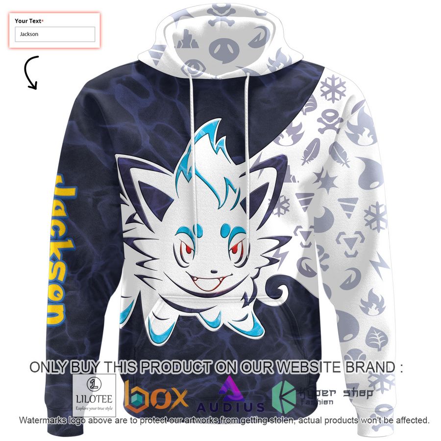 personalized tribal shiny zorua custom 3d hoodie 2 53193