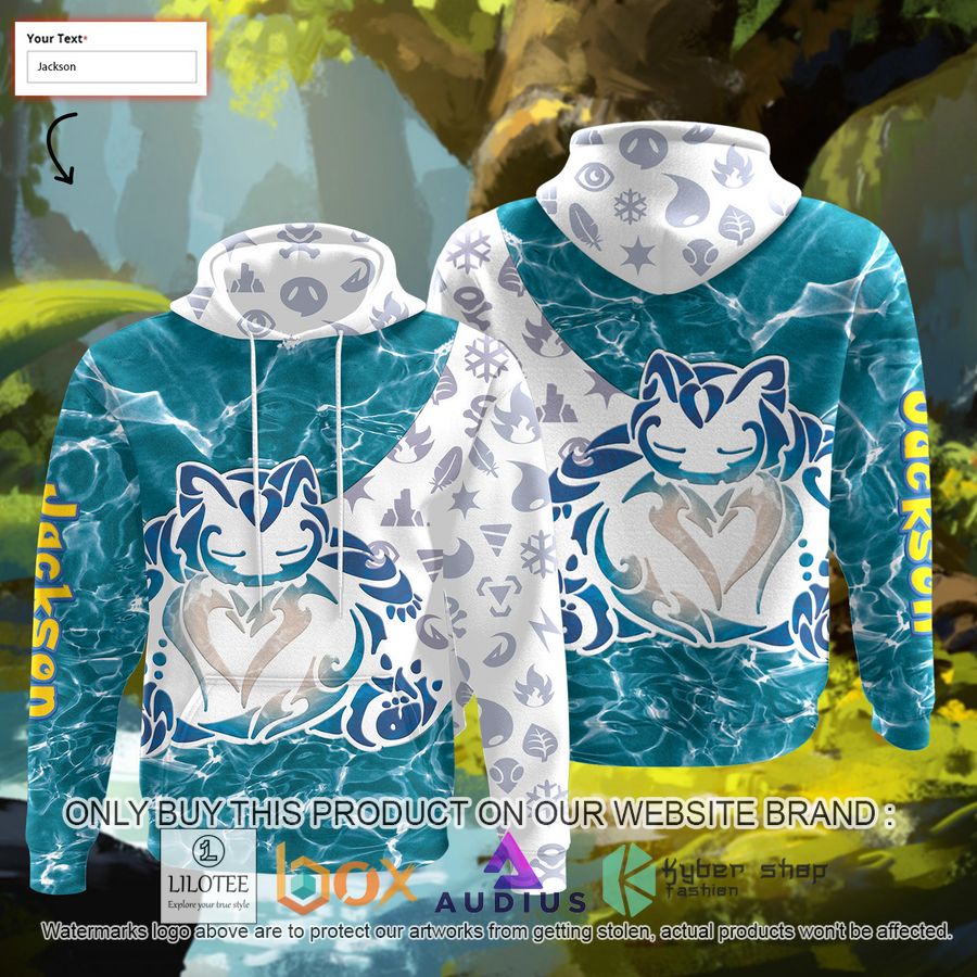 personalized tribal snorlax custom 3d hoodie 1 45466