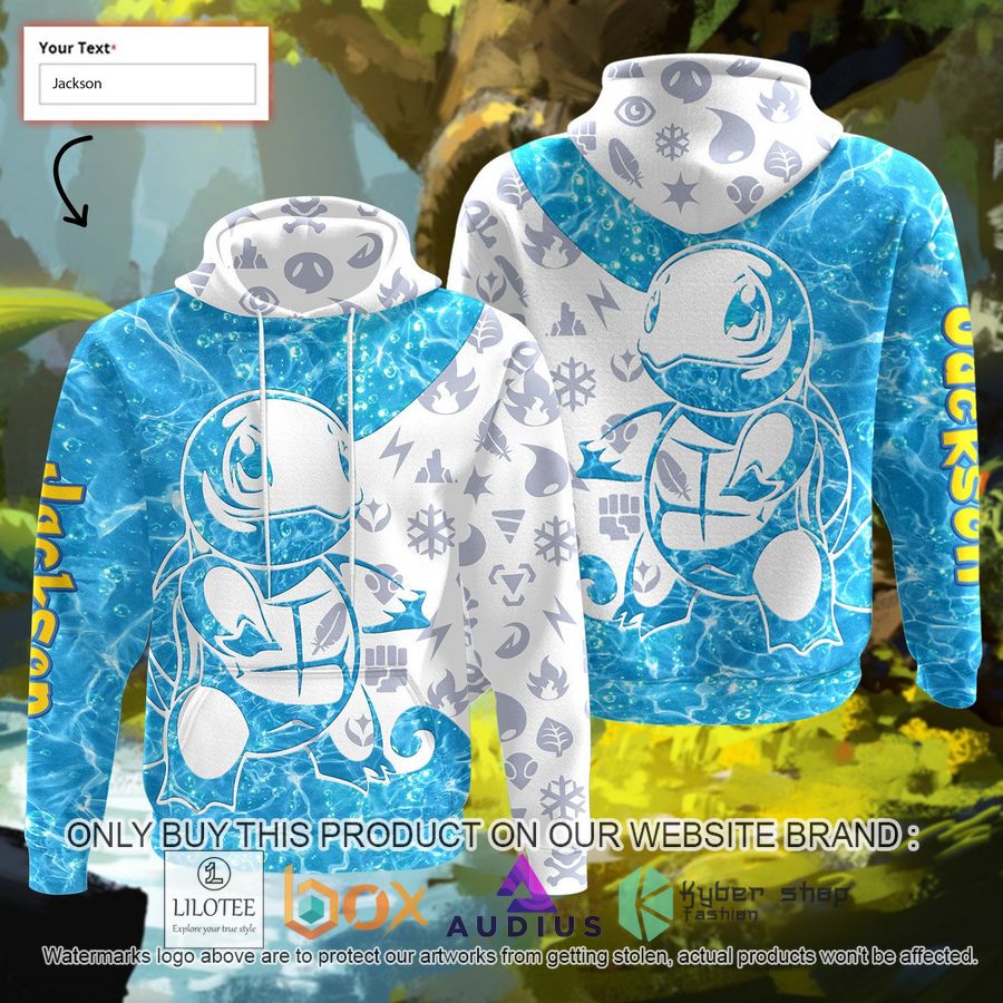 personalized tribal squirtle custom 3d hoodie 1 59677