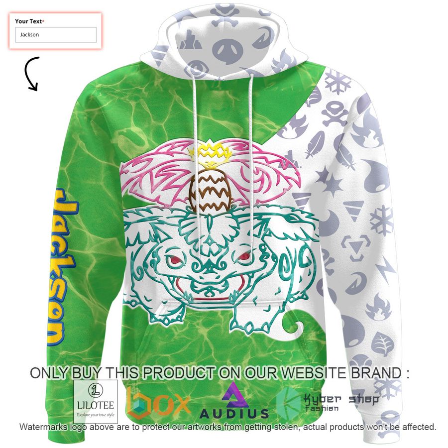 personalized tribal venusaur custom 3d hoodie 2 70066