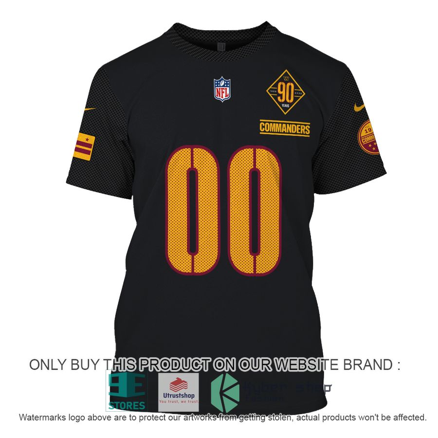 NEW Personalized Washington Commanders black Hoodie, Shirt 7 personalized washington commanders black shirt hoodie 7 94076