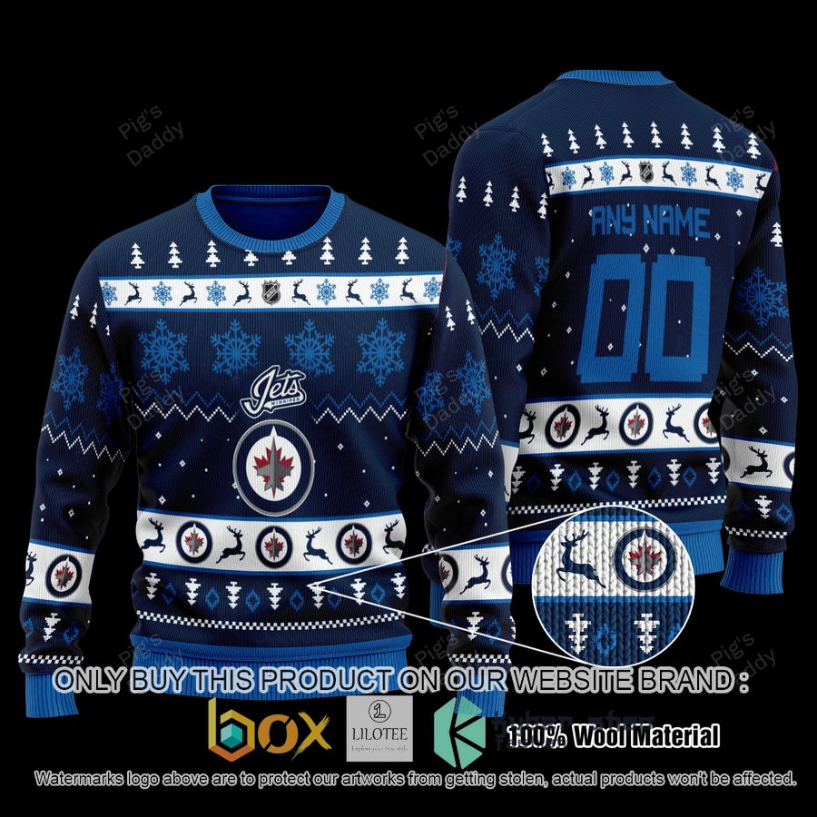 personalized winnipeg jets wool sweater 1 68191