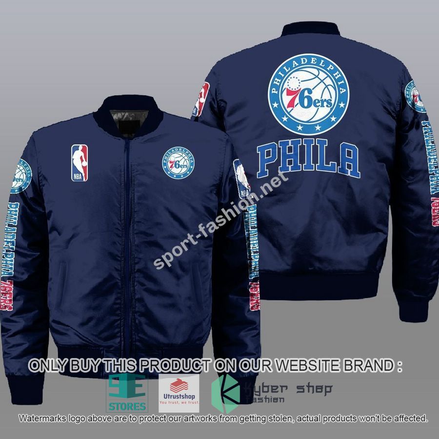 philadelphia 76ers nba bomber jacket 2 64442