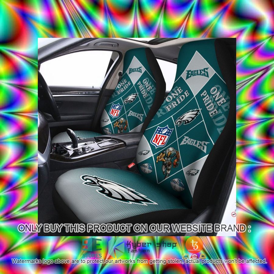 HOT Philadelphia Eagles One Pride Car Seat Covers 3 philadelphia eagles one pride car seat covers 3 7410