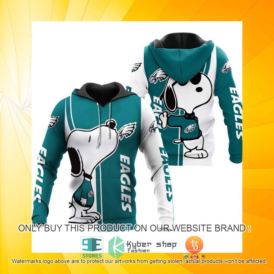 HOT Philadelphia Eagles Snoopy 3D Over Printed Hoodie 3 philadelphia eagles snoopy hoodie 3 92237