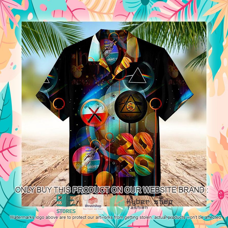 NEW Pink Floyd Collage 2020 New Year black Hawaii Shirt 4 pink floyd collage 2020 new year black hawaiian shirt 4 51149