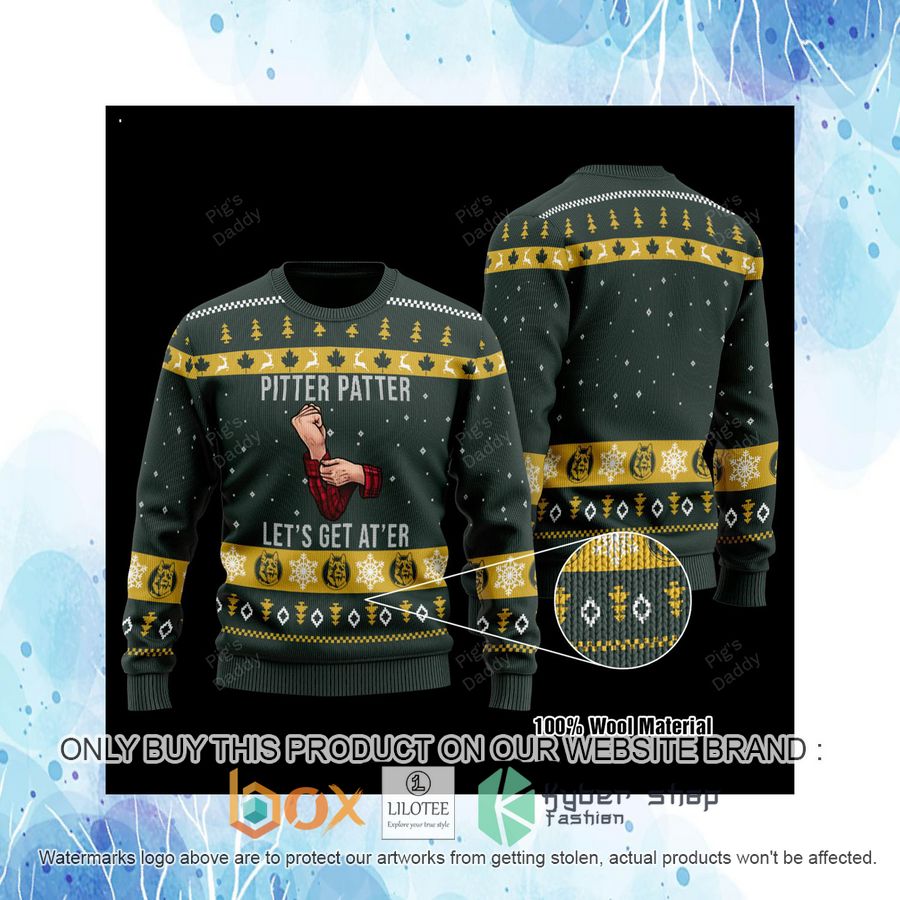 Pitter Patter Lets Get At Er Moss Green Wool Sweater 4 pitter patter lets get at er moss green wool sweater 4 4967