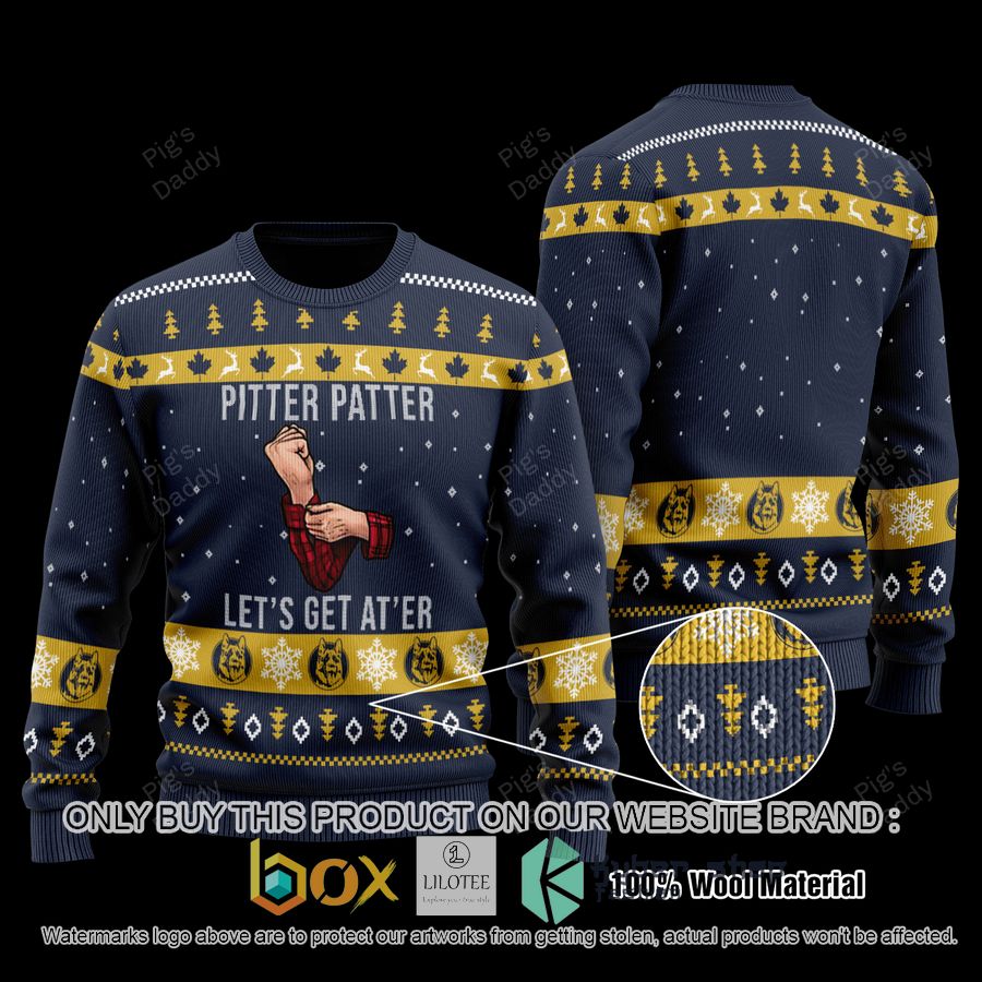 pitter patter lets get at er wool sweater 1 63093