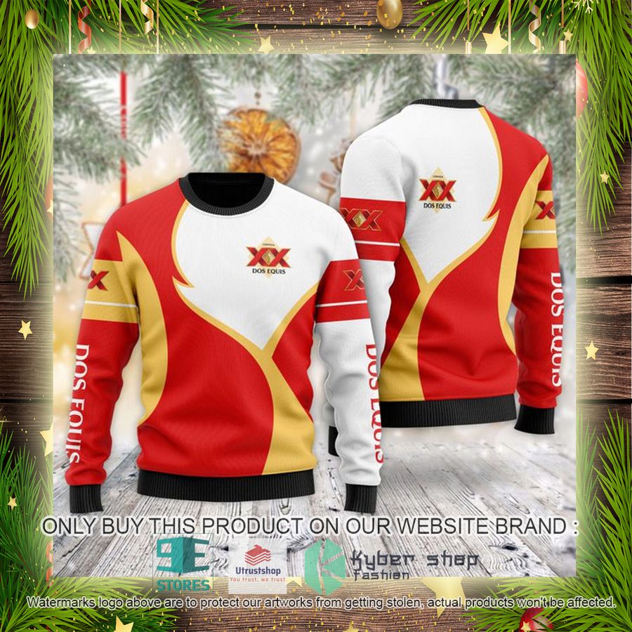 NEW Plain Multicolor Textured Dos Equis Christmas Ugly Sweater 4 plain multicolor textured dos equis ugly christmas sweater 4 69616
