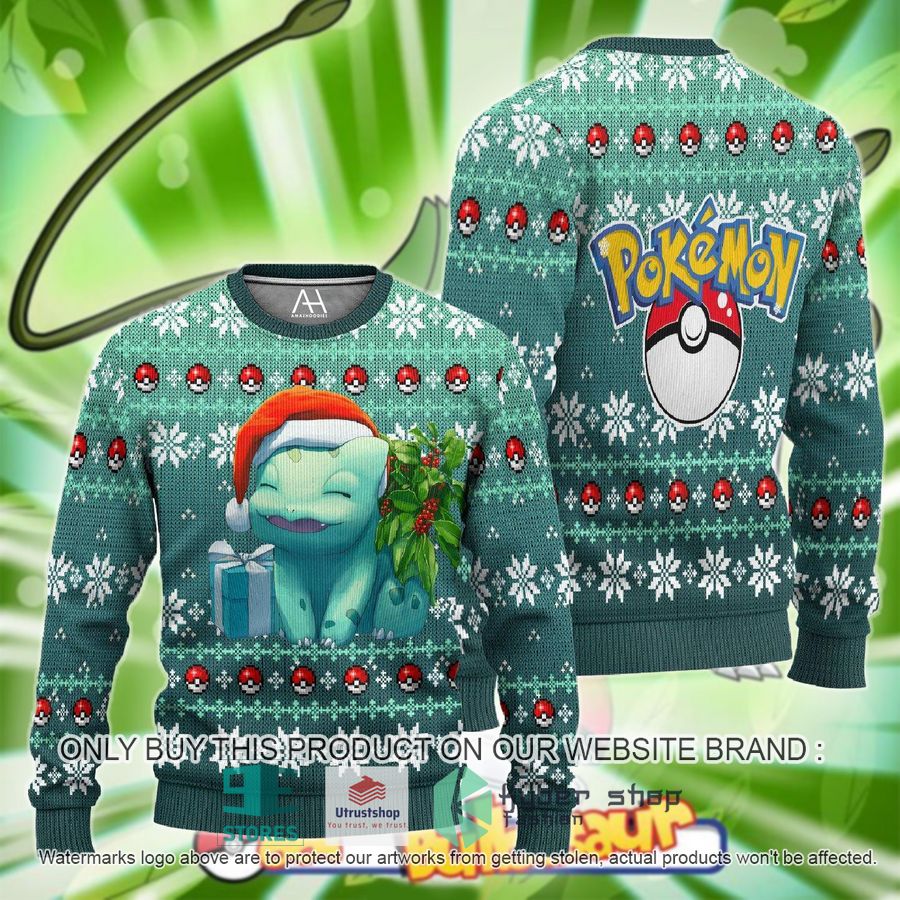 pokemon bulbasaur ugly christmas sweater 1 27751