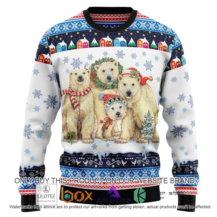 polar bears christmas ugly christmas sweater 1 50360