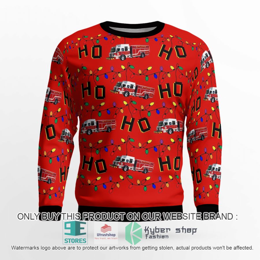 port orange florida port orange fire rescue christmas sweater 2 24462