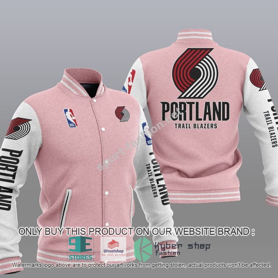 NEW Portland Trail Blazers Varsity Jacket 4 portland trail blazers nba baseball jacket 4 38114
