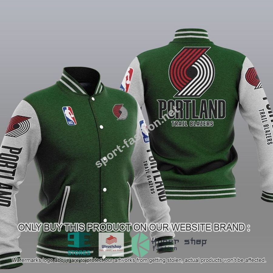 NEW Portland Trail Blazers Varsity Jacket 5 portland trail blazers nba baseball jacket 5 52484