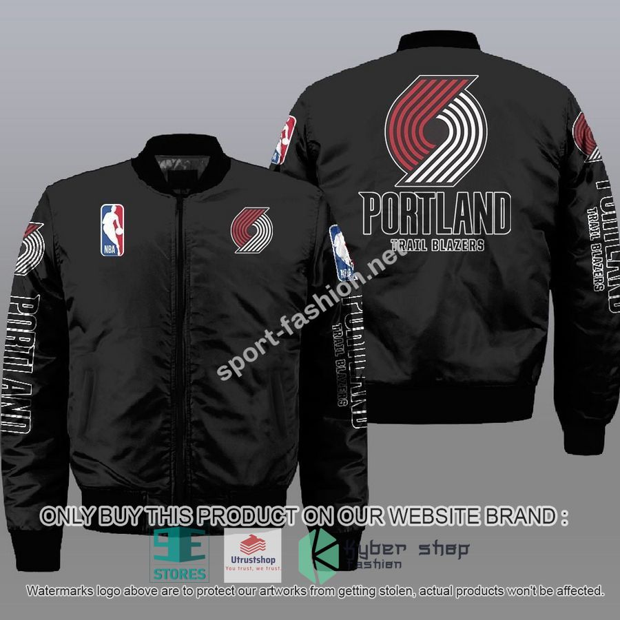 portland trail blazers nba bomber jacket 1 83499