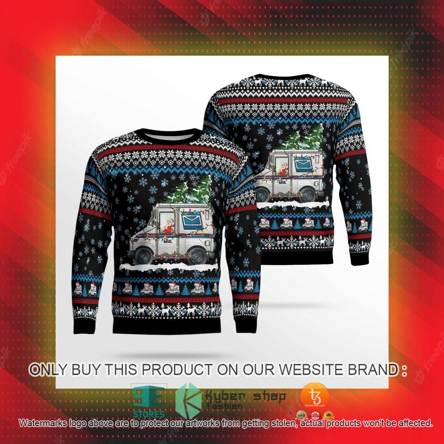 HOT Postal Worker Ugly Christmas Sweater 1 postal worker christmas sweater 1 98192