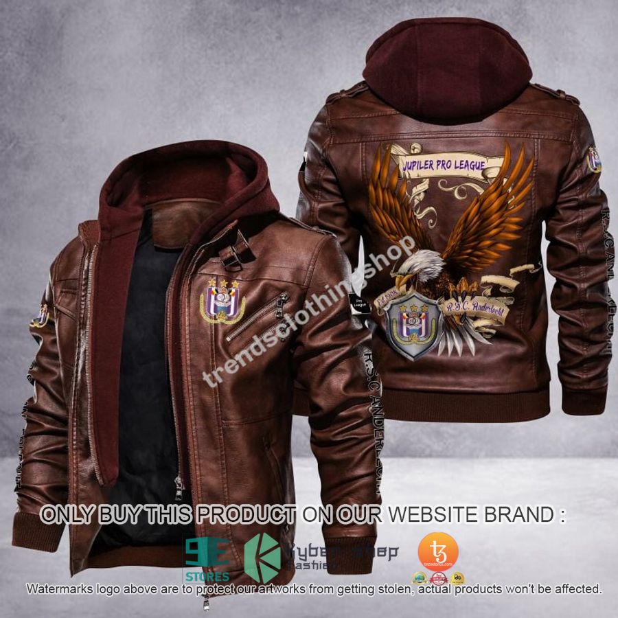 r s c anderlecht eagle league leather jacket 2 5937