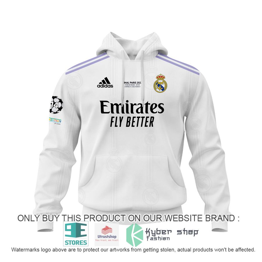 NEW Real Madrid FC Champions 14 white Hoodie, Shirt 2 real madrid fc champions 14 white shirt hoodie 2 96906