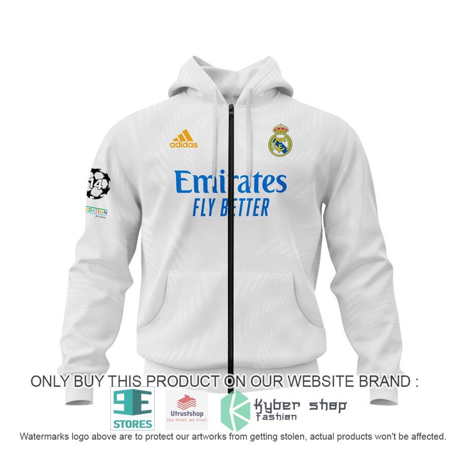 NEW Real Madrid FC Champions Of Europe 22 white Hoodie, Shirt 3 real madrid fc champions of europe 22 white shirt hoodie 3 76792