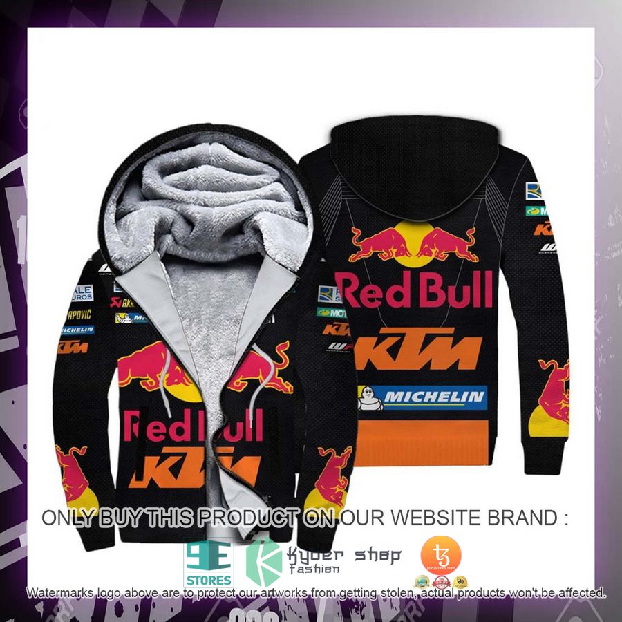 HOT Red Bull Pol Espargaro Racing Motogp Fleece Zipper Hoodie 2 red bull pol espargaro racing motogp fleece hoodie 2 48618