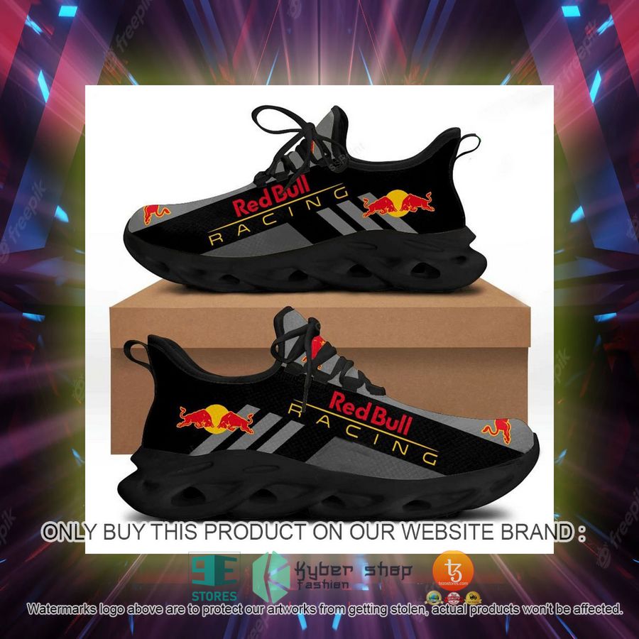 HOT Red Bull Racing Black Grey Clunky Max Soul Shoes 2 red bull racing black grey clunky max soul shoes 2 76379