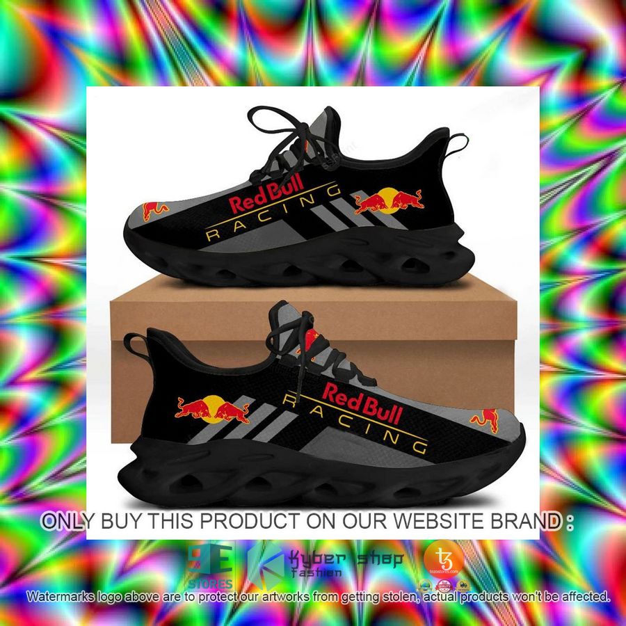 HOT Red Bull Racing Black Grey Clunky Max Soul Shoes 3 red bull racing black grey clunky max soul shoes 3 42792