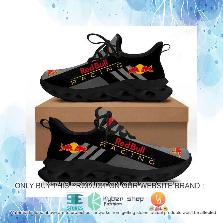 HOT Red Bull Racing Black Grey Clunky Max Soul Shoes 4 red bull racing black grey clunky max soul shoes 4 53186