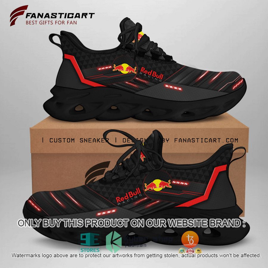 HOT Red Bull Racing F1 Black Red Clunky Max Soul Shoes 9 red bull racing f1 black red clunky max soul shoes 1 39057