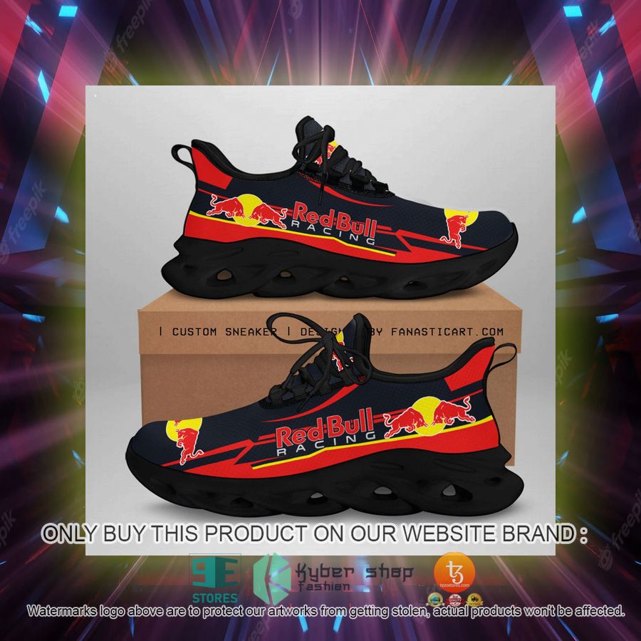 HOT Red Bull Racing Formula One Team Black Red Clunky Max Soul Shoes 2 red bull racing formula one team black red clunky max soul shoes 2 12904